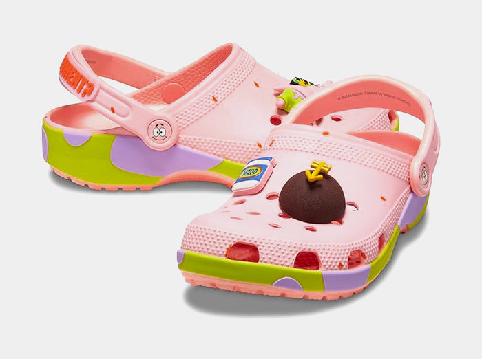 Patrick Star Classic Clog Mens Sandals (Pink/Green)