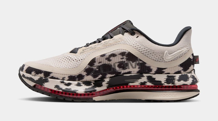 Pegasus Premium Cow Print Mens Running Shoes (Light Orewood Brown/Sail/Black/University Red)