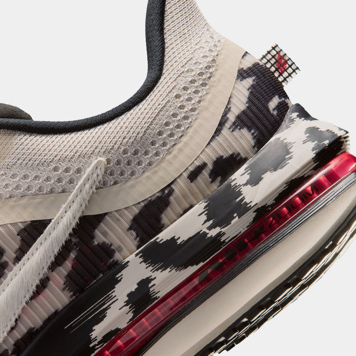 Pegasus Premium Cow Print Mens Running Shoes (Light Orewood Brown/Sail/Black/University Red)