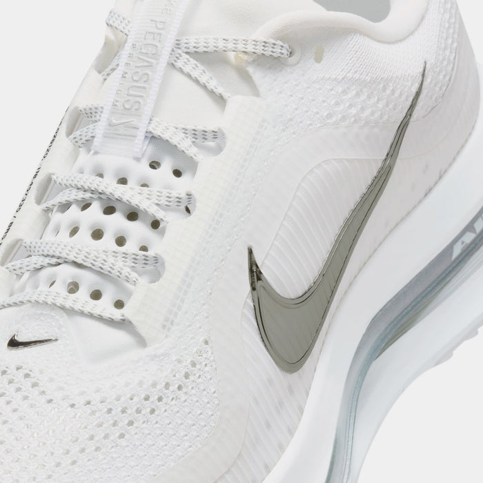 Pegasus Premium Mens Running Shoes (White/Metallic Silver/Metallic Silver)