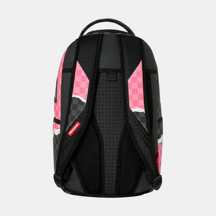 Pink Panther On The Run Mens Backpack (Pink/Grey)