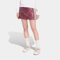 Pleather Snakeskin Mini Womens Skirt (Maroon)