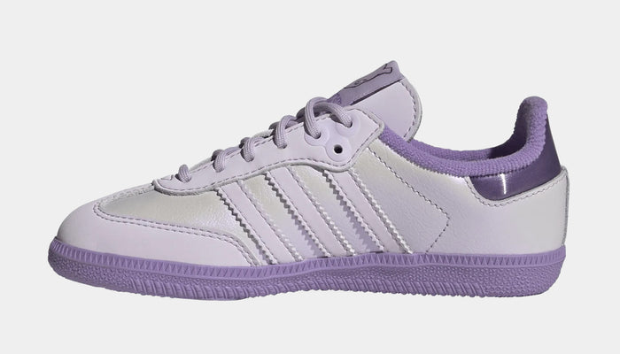 Pokemon x adidas Samba OG Mewtwo Preschool Lifestyle Shoes (Ice Lavender/Violet)