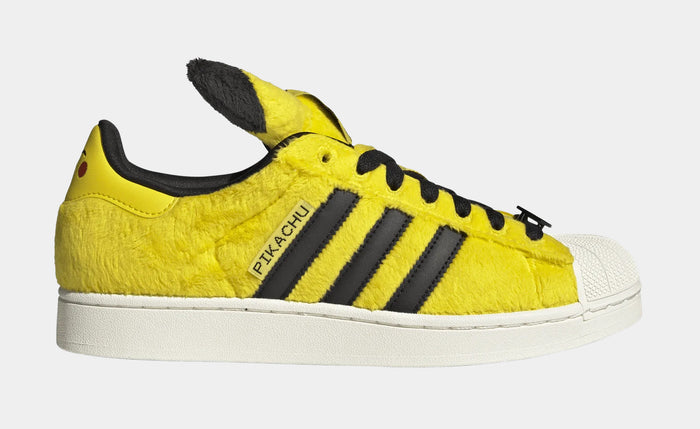 Pokemon x adidas Superstar Pikachu Yellow Mens Lifestyle Shoes (Yellow/Yellow/Black Core)