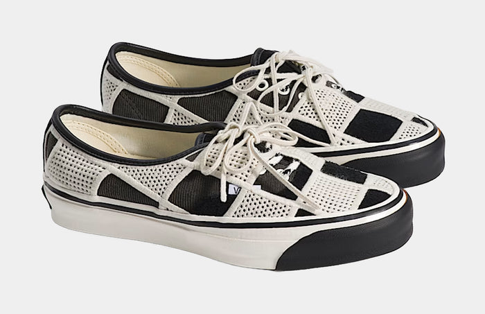 Premium Authentic Checkerboard Mens Lifestyle Shoes (Checkerboard Black/Egret White)