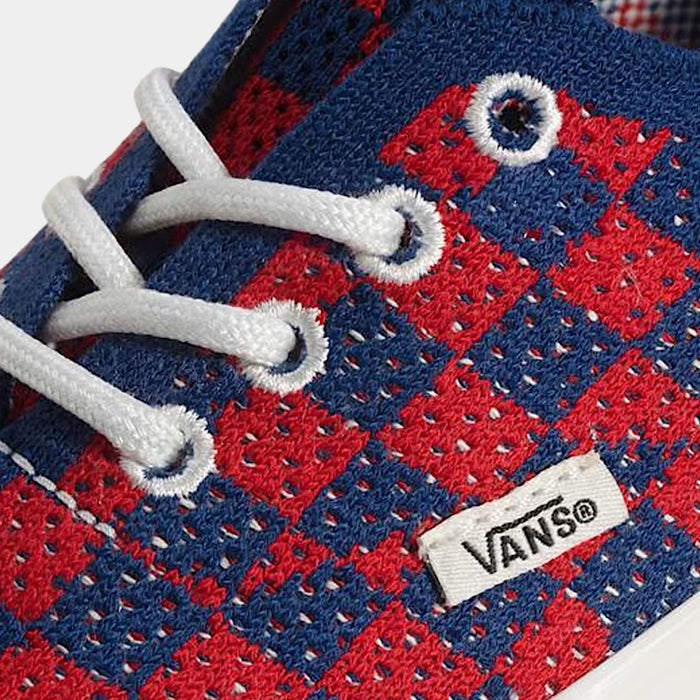 Premium Authentic Checkerboard Mens Lifestyle Shoes (Checkerboard Red/Blue)