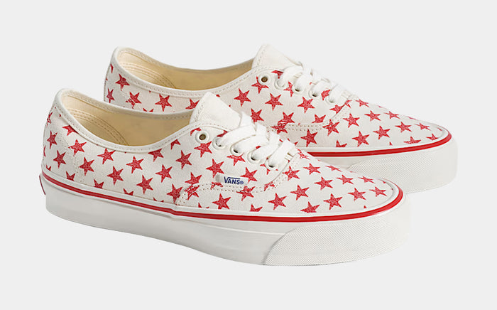 Premium Authentic Mens Lifestyle Shoes (Racing Red/Marshmallow White)