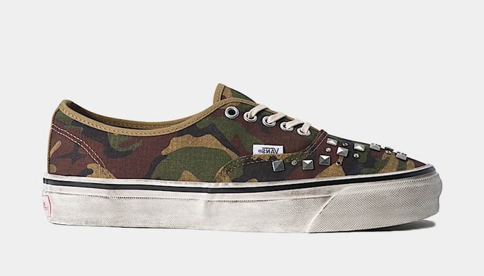 Premium Authentic Woodland Camo Green Mens Skate Shoes (Woodland Camo Green)