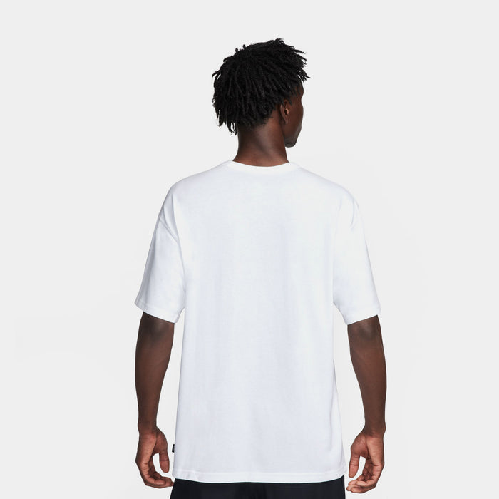 Premium Essentials Mens Short Sleeve Shirt (White/White)