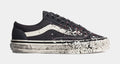 Premium Old Skool 36 Paint Splatter Mens Skate Shoes (Charcoal Grey)