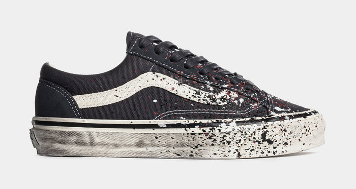 Premium Old Skool 36 Paint Splatter Mens Skate Shoes (Charcoal Grey)