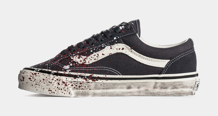 Premium Old Skool 36 Paint Splatter Mens Skate Shoes (Charcoal Grey)