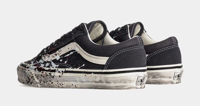 Premium Old Skool 36 Paint Splatter Mens Skate Shoes (Charcoal Grey)