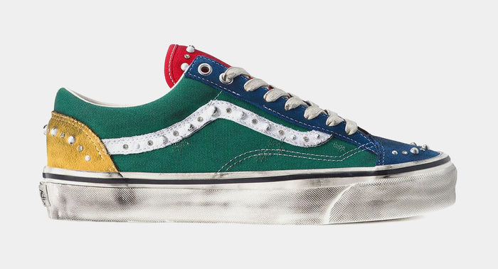 Premium Old Skool 36 Pearlized Yacht Club Mens Lifestyle Shoes (Pearlized Yacht Club Green/Multicolor)