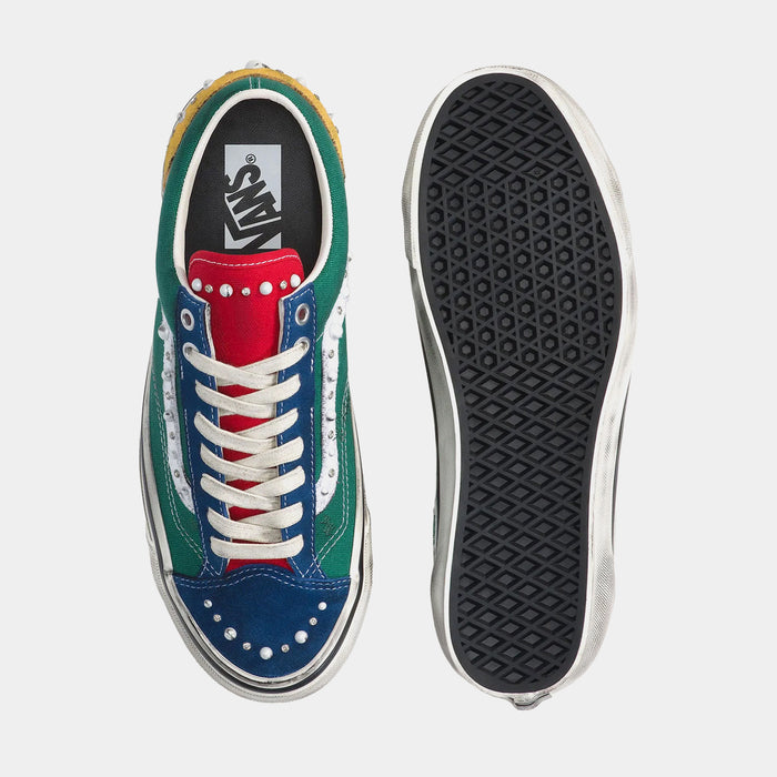 Premium Old Skool 36 Pearlized Yacht Club Mens Lifestyle Shoes (Pearlized Yacht Club Green/Multicolor)