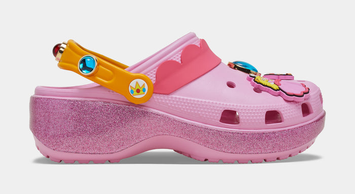Princess Peach Classic Platform Clog Womens Sandals (Pink/Pink) Free Shipping