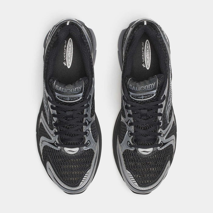 Progrid Triumph 4 Mens Running Shoes (Black/Silver)