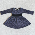 (Promotion)6 B12-8Long sleeve knee length dress