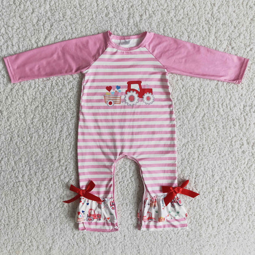 (Promotion)Baby girls Valentine's Day romper