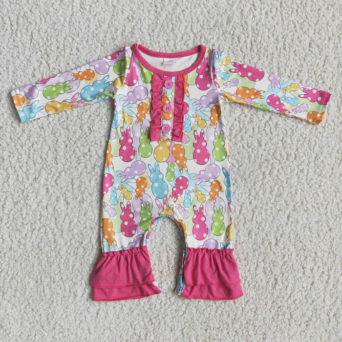 (Promotion)Long sleeve bunny romper