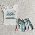 (Promotion)Short sleeve ruffles shorts summer outfits  GSSO0022