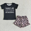 (Promotion)There's no crying in baseball girls summer outfits   GSSO0023