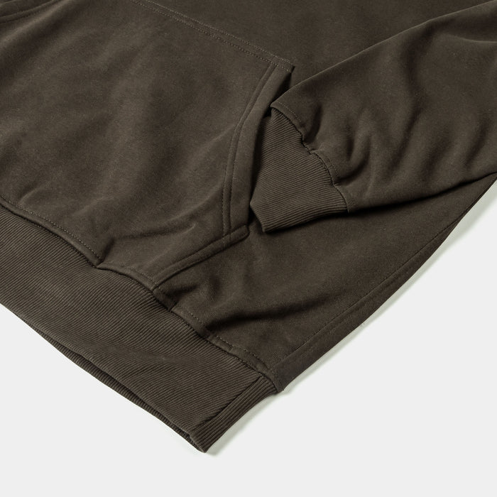 Pullover Fleece Mens Hoodie (Olive)