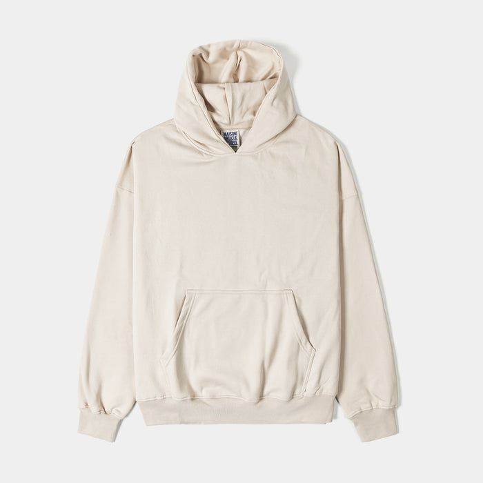 Pullover Fleece Mens Hoodie (Stone)