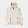 Pullover Fleece Mens Hoodie (Stone)