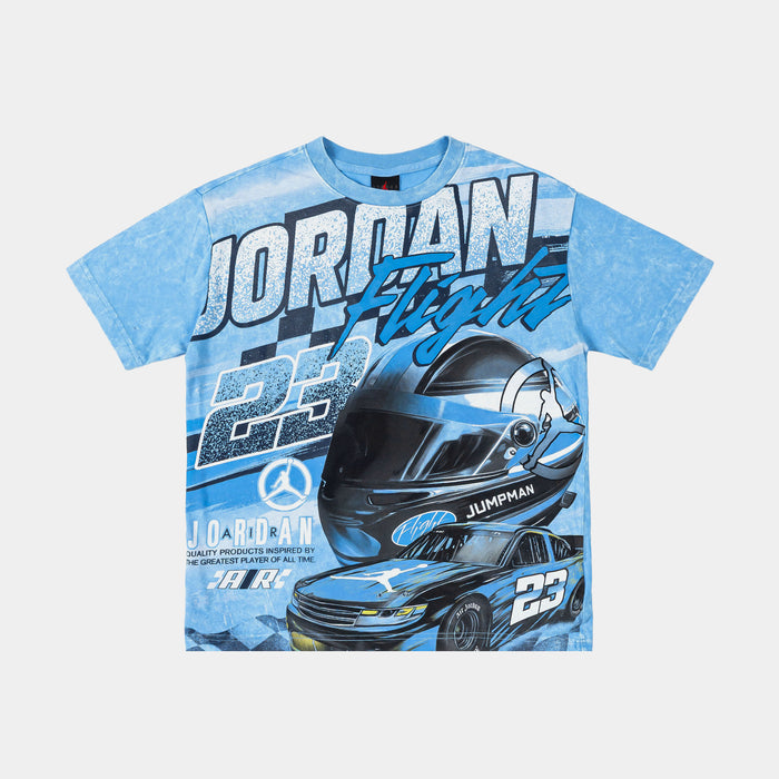 Raceway Grade School Short Sleeve Shirt (Blue)