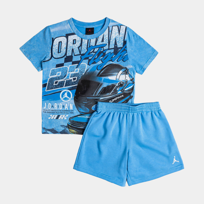 Raceway Short Preschool Set (Blue)