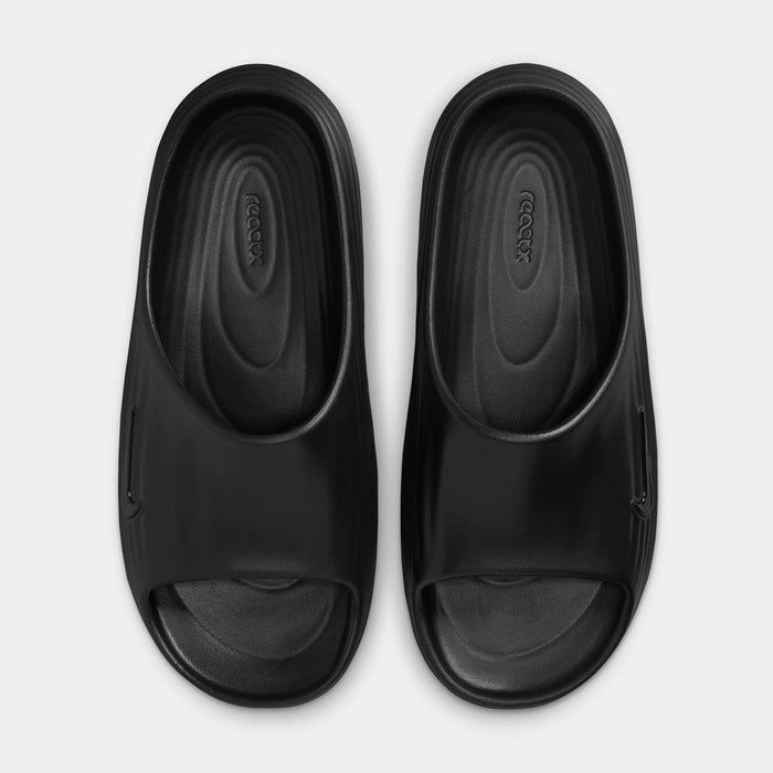 ReactX Rejuven8 Slide Womens Sandals (Black/Black/Black)