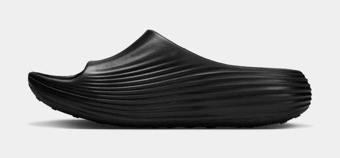 ReactX Rejuven8 Slide Womens Sandals (Black/Black/Black)