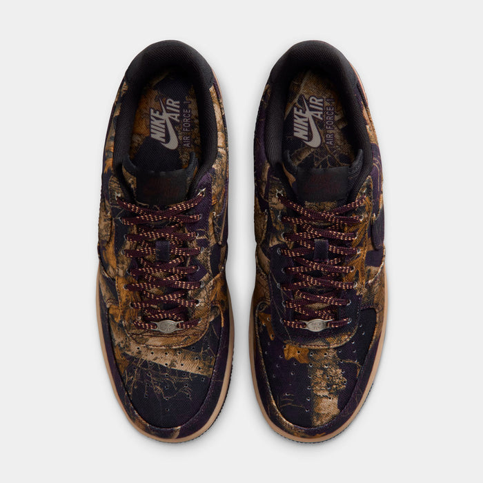 RealTree x Air Force 1 Camo Mens Lifestyle Shoes (Multi-Color/Gum Yellow/Multi-Color)