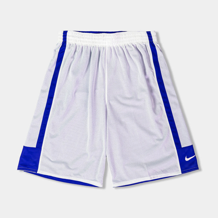 Reversible Dri Fit Basketball Mens Shorts (White/Royal Blue)