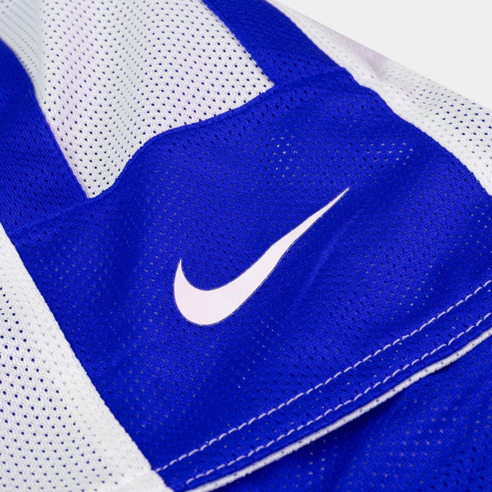 Reversible Dri Fit Basketball Mens Shorts (White/Royal Blue)