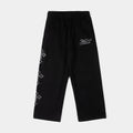 Rhinestone Crosses Womens Sweatpants (Black/Black)