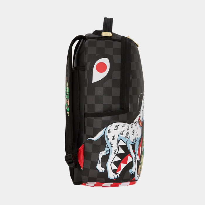 Richie Rich And Dog Money Reveal DLXSV Mens Backpack (Black/Green)