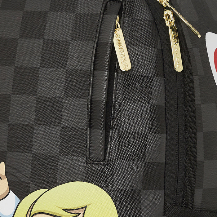 Richie Rich And Dog Money Reveal DLXSV Mens Backpack (Black/Green)