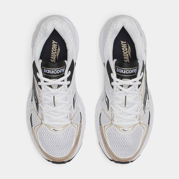 Ride Millennium Mens Running Shoes (White/Gold/Black)