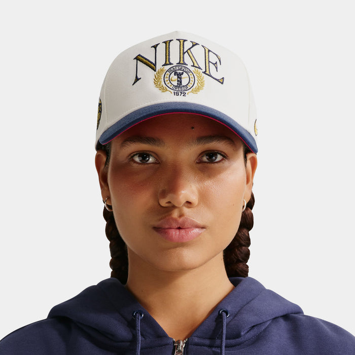 Rise Structured A Frame Mens Hat (Sail/Midnight Navy/Team Crimson)