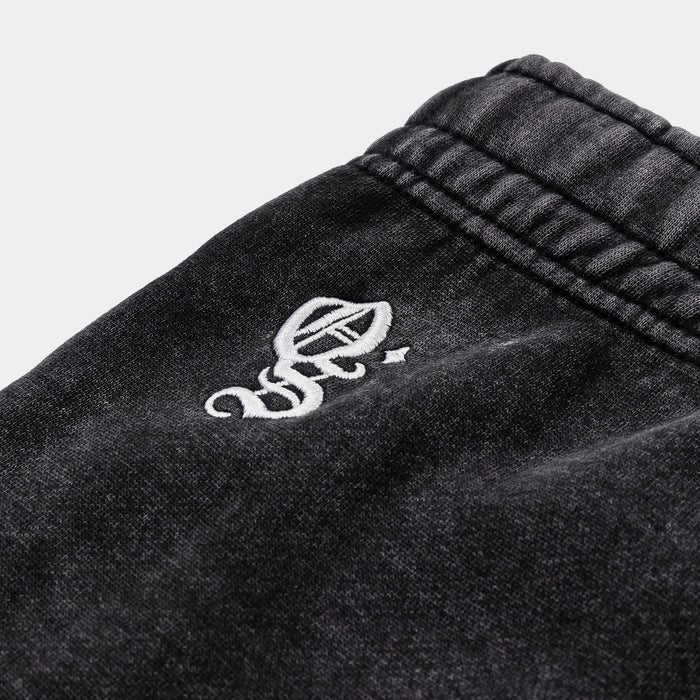 Rosary Washed Fleece Womens Sweatpants (Black/Gold)