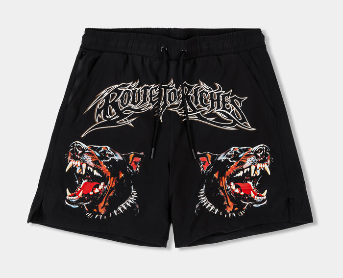 Rottweiler Hybrid Mens Shorts (Black/White)