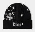 Saint Beanie Mens Hat (Black/White)