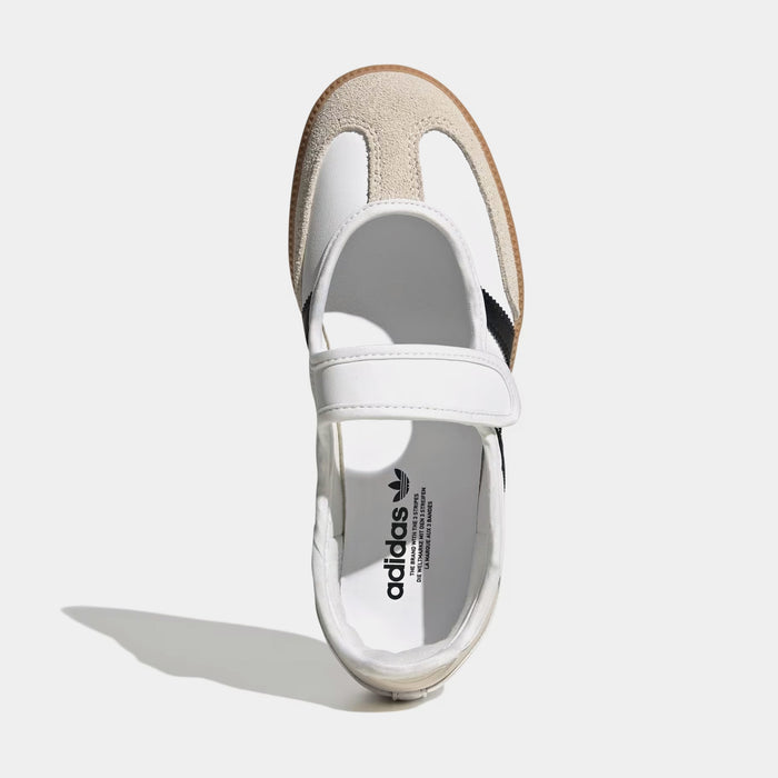 Samba Jane Grade School Lifestyle Shoes (Cloud White/Alumina/Gum)