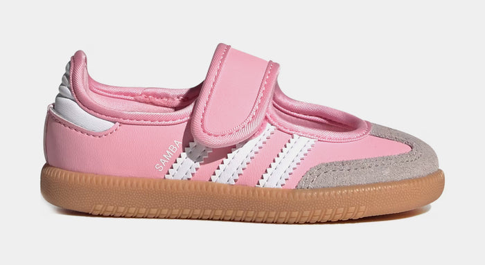 Samba Jane Infant Toddler Lifestyle Shoes (Light Pink/Cloud White/Gum)