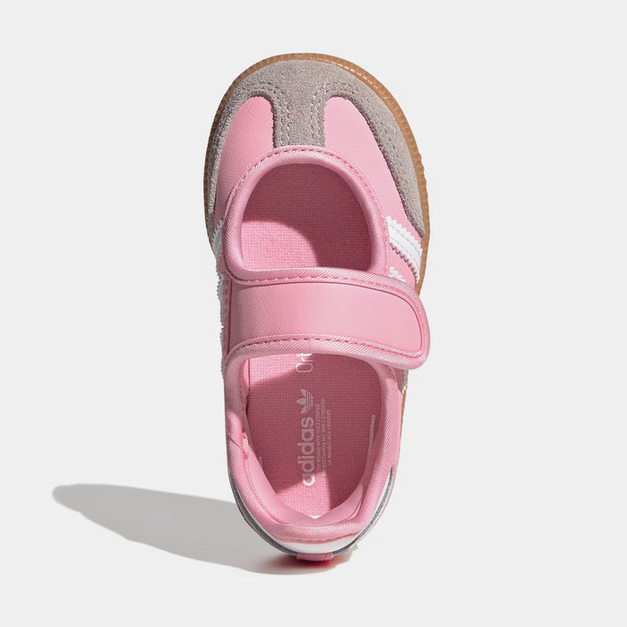 Samba Jane Infant Toddler Lifestyle Shoes (Light Pink/Cloud White/Gum)