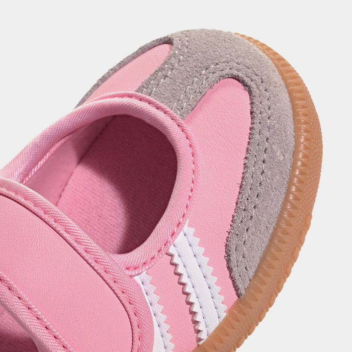 Samba Jane Infant Toddler Lifestyle Shoes (Light Pink/Cloud White/Gum)