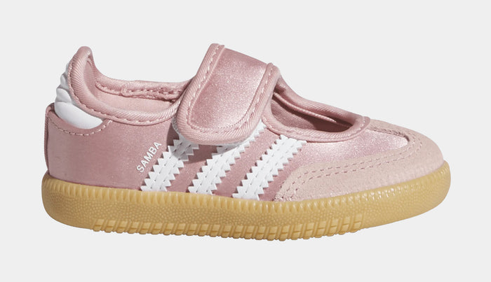 Samba Jane Infant Toddler Lifestyle Shoes (Wonder Mauve/Cloud White/Gum)