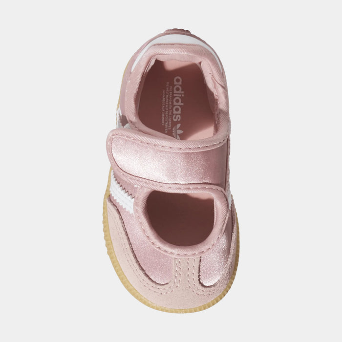 Samba Jane Infant Toddler Lifestyle Shoes (Wonder Mauve/Cloud White/Gum)